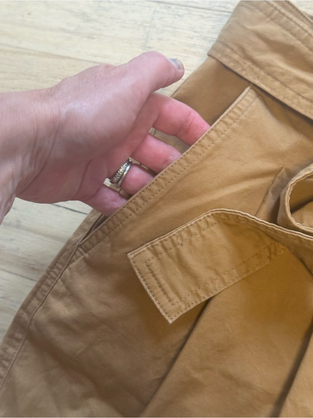 A New Day Women’s Light Brown High Rise Chino Style sz12 Poxkets - Picture 8 of 13